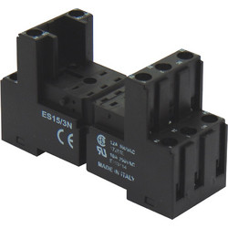 ΒΑΣΗ ΡΑΓΑΣ 3P ΓΙΑ RELAY ΜΕΣΑΙΟ ΜΑΥΡΗ ES15/3N ERSCE (ΣΕΤ ΜΕ 10)