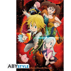 SEVEN DEADLY SINS - Characters - Poster '91x61cm'