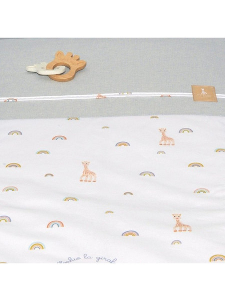 SOPHIE LA GIRAFE Παπλωματοθήκη με Φερμουάρ 100x140 Design 501 Sophie La Girafe 46-6708/501