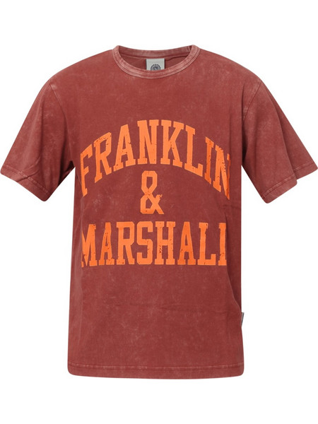 Franklin & Marshall BIG LOGO JERSEY Κεραμιδί