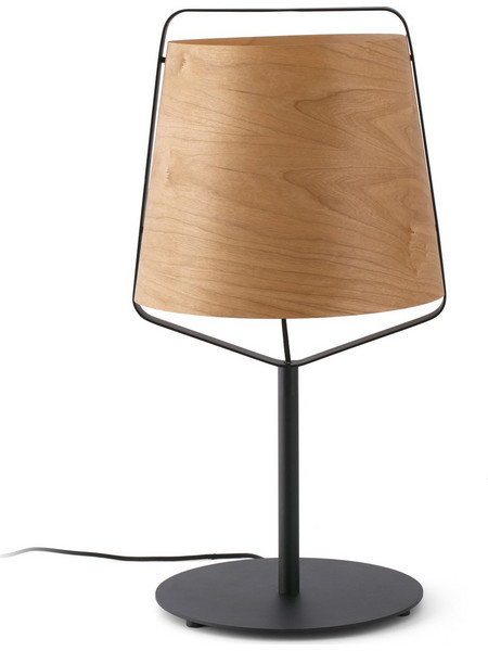 Faro Barcelona 29846 Πορτατίφ Ε27 Καφέ Μαύρο Φ32xΥ71cm