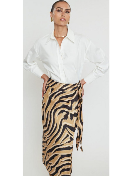 Mix & Match PENELOPE SKIRT - CARAMEL ZEBRA