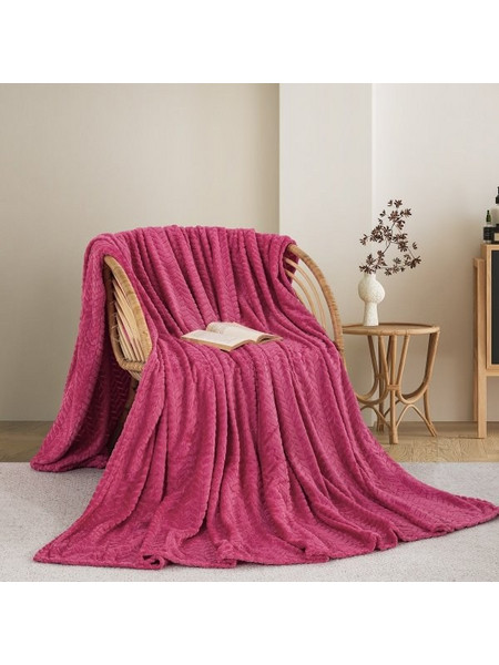 Κουβέρτα Fleece Ημίδιπλη 550 Fuchsia Adam Home Φούξια 180x240