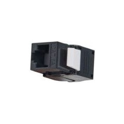Βύσμα Keystone RJ45 CAT6A Power On KJ-C6A-U001B UTP Toolless Μαύρο