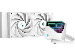Deepcool LT520 White Υδρόψυξη CPU 120mm για Socket 115x / 2011 / 2066 / 2011-3 / AM4 / TR4 / 1200 / sTRX4 / 1700 / AM5