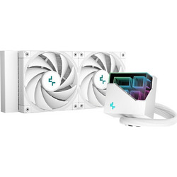 Deepcool LT520 White Υδρόψυξη CPU 120mm για Socket 115x / 2011 / 2066 / 2011-3 / AM4 / TR4 / 1200 / sTRX4 / 1700 / AM5