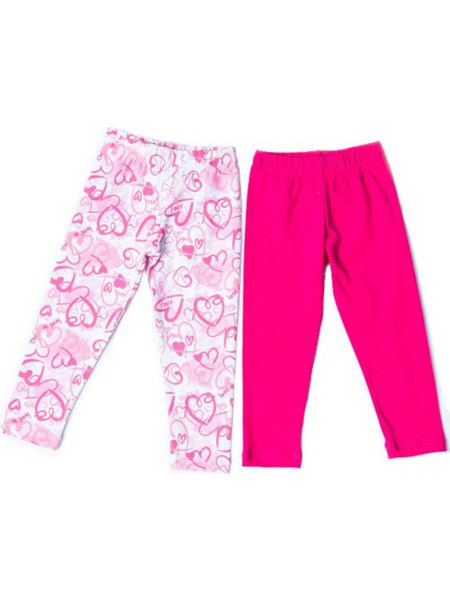Joyce Baby Girl's 2P Legging 13806 Fuchsia