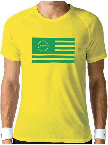 GSA Men's Superlogo Tee Flag 17-19038 Yellow