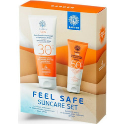 Garden Feel Safe Suncare Αντηλιακό Προσώπου & Σώματος SPF30 150ml & Αντηλιακή Προσώπου SPF50 50ml