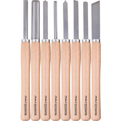 BORMANN Pro BORMANN Pro BHT7849 Σετ Σκαρπέλα με Ξύλινη Βάση (Ξυλογλυπτικής) 8 τμχ