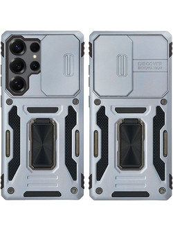 Sonique Ring Armor CamShield Θήκη Grey (Samsung Galaxy S25 Ultra)