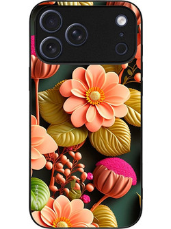Sonique Θήκη 3D Flower Series για Apple Iphone 17 Pro Max Σομόν
