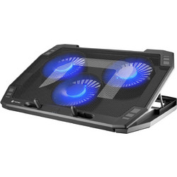 Natec ORIOLE Black Βάση για Laptop έως 17.3" με 3 Ανεμιστήρες
