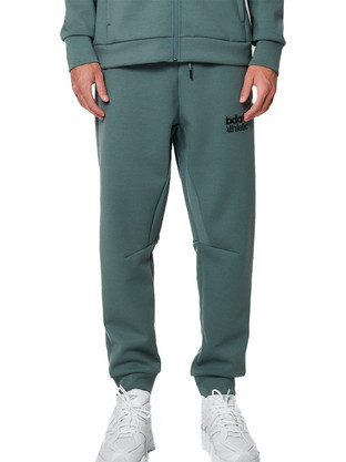 Body Action Ανδρικό Παντελόνι Φόρμας Fleece με Λάστιχο Βεραμάν 023532