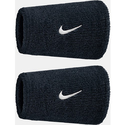NIKE SWOOSH CLASSIC DOUBLEWIDE WRISTBANDS 2PACK ΜΑΥΡΟ
