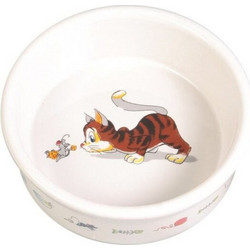 TRIXIE Porcelain Cat Bowl 0.2 l/11 cm
