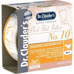 Dr. Clauder's Super Premium Best Filet Kitten No. 10 with Chicken Breast 70gr
