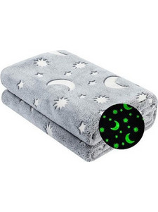Magic blanket, glow in the dark Rila Crafts - Grey