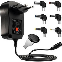 Ρυθμιζόμενο Τροφοδοτικό Ρεύματος 3-12V με USB και 6 Αντάπτορες 30W