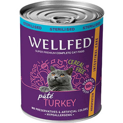 Wellfed Sterilised Adult Intestinal Care Grain Free with Turkey 400gr