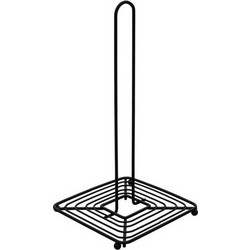 ΒΑΣΗ ΓΙΑ ΡΟΛΟ ΚΟΥΖΙΝΑΣ METAL BLACK ΜΕΤΑΛΛΙΚΗ 30x15.5cm ΜΑΥΡΗ