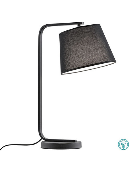 Viokef 4174900 Πορτατίφ Ε27 Μαύρο Φ33xΥ55cm