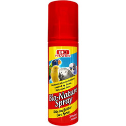 Bio Petactive Birds Bio Nature Skin and Feather Care Spray 100ml Φυσικό σπρέι με αιθέριο έλαιο palmarosa ιδανικό για υγιές, λαμπερό φτέρωμα σε πτηνά κλουβιού και περιστέρια