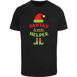 Christmas Santa's Little Helper Tee black