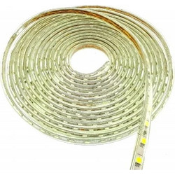Ταινία LED 12w 220V 120led IP65 3535-120D-G Πορτοκαλί