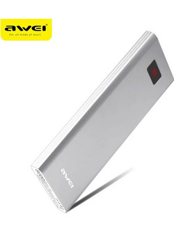 Awei P91K Power Bank 8000mAh με Θύρα USB-A Silver