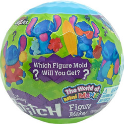 Cra-Z-Art Stitch World Mini Mania Ball - Φτιάξε τη Δική σου 3D Φιγούρα Stitch - Συλλεκτικό Παιχνίδι Disney - 3+ Ετών Lexibook CRDOUGH54D