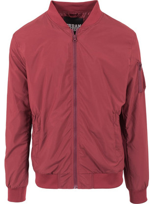 Urban Classics Ανδρικό Μπουφάν Bomber Μπορντό TB1258