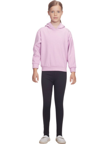 Joyce αθλητικό σετ μπλούζα με κουκούλα και κολάν Soft Pink Athletic