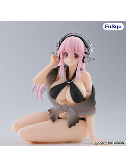 FuRyu Super Sonico Noodle Stopper Swimsuit Black Color Ver. 10cm