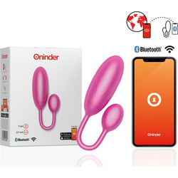 Oninder Denver Vibrating Egg Δονητής Egg για Ζευγάρια με App Control Ροζ 7τμχ