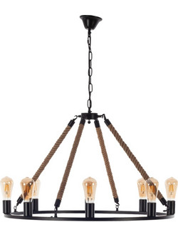 Artdeco Hemp Rope Φωτιστικό Οροφής 82x12cm