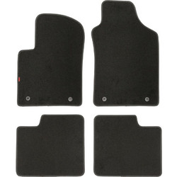 Lampa - Πατάκια μοκέτα μαύρα για Fiat 500 3d 07/07 11/24 για προστασία του εσωτερικού από βρωμιά νερό και φθορές, με αντιολισθητικό σχεδιασμό και σταθερή εφαρμογή για ασφαλή συγκράτηση στο δάπεδο του