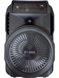 XY-0655 Ηχείο με Λειτουργία Καραόκε Μαύρο