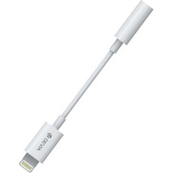 Αντάπτορας Devia EC090 Lightning Αρσενικό σε 3.5mm Θηλυκό για Μουσική Smart 0.15m Λευκό