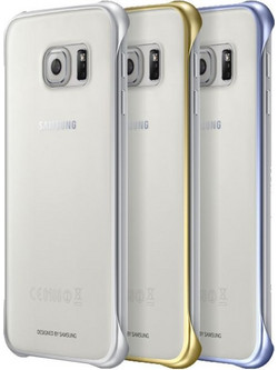 Samsung Clear Cover Black / Gold / Silver Set (Galaxy S6)
