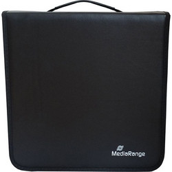 MediaRange Media storage wallet for 400 discs Synthetic Leather Black (MRBOX95)