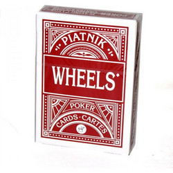 Piatnik - Wheels Poker Size Playing Cards (Red Color)