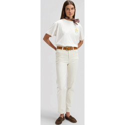 Lee Modern Maker Γυναικείο Εκρού T-Shirt 112377787