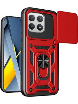 Bodycell Armor Slide Θήκη Cover Red (Xiaomi Poco F8 Pro 5G)