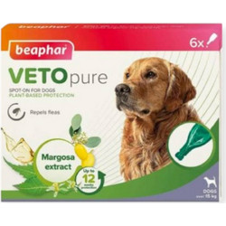 Αμπούλες Beaphar Biocton Spot-On από 15Kg (6 Πιπέτες) για Μεσαίου-Μεγάλου Μεγέθους Φυλές