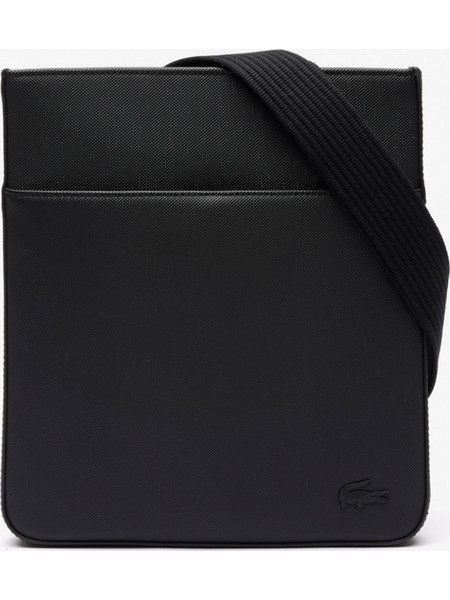 Lacoste Ανδρική Τσάντα Ώμου / Χιαστί Μαύρη 3NH4424HC-000