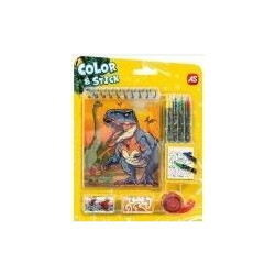 ΣΕΤ ΖΩΓΡΑΦΙΚΗΣ POCKET ΔΕΙΝΟΣΑΥΡΟΙ COLOR & STICK
