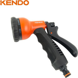 Kendo 60653 Ρυθμιζόμενο Πιστόλι Νερού 8 Ψεκασμών