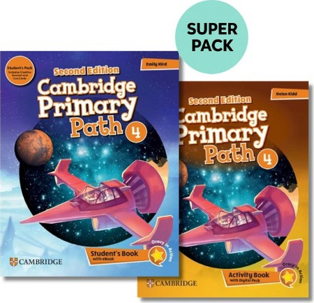 CAMBRIDGE PRIMARY PATH 4 SUPER PACK 1 (SB + WB + WORDLIST) 2ND ED