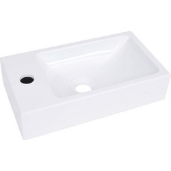 Icon LT 5092-L Κρεμαστός Νιπτήρας Μπάνιου 37x18.5x9cm Λευκός 92995300IC